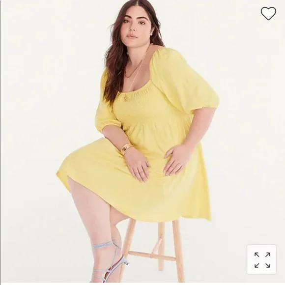 J. Crew | Dresses | J Crew Brokenin Jersey Smocked Babydoll Dress M |  Poshmark